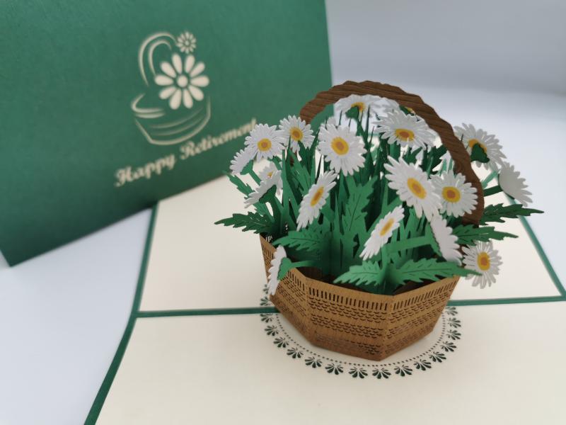 Retirement Daisy Basket