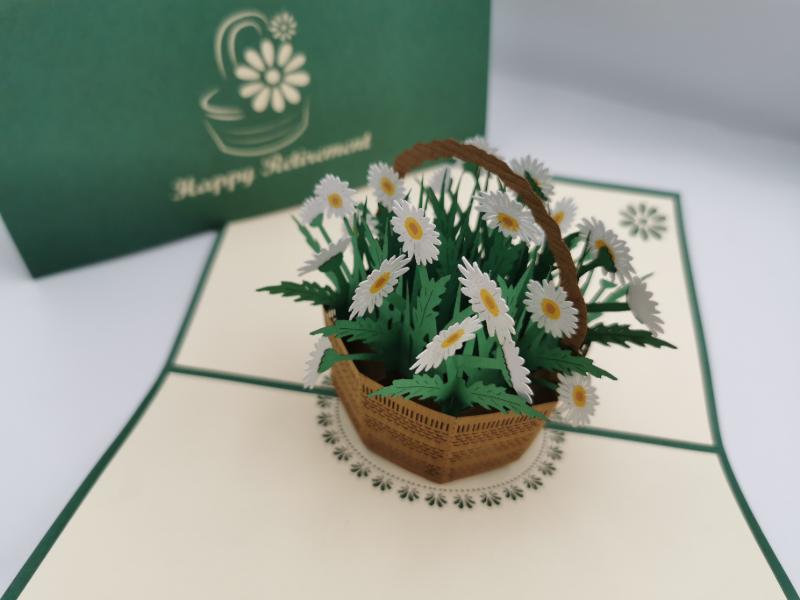Retirement Daisy Basket