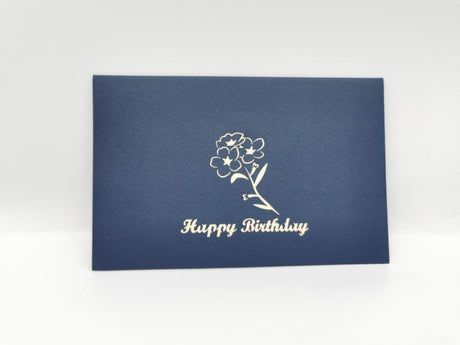 Birthday Forget-me-not Basket