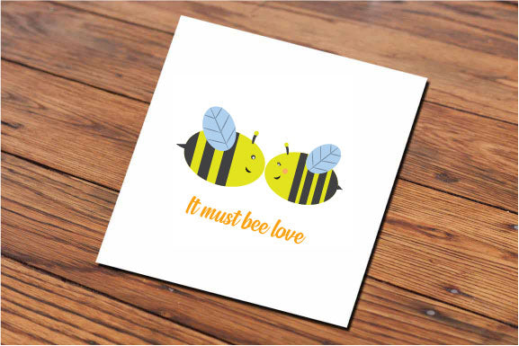 It must bee love (Illustrated 2D card)