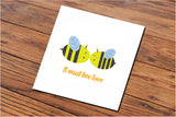 It must bee love (Illustrated 2D card)